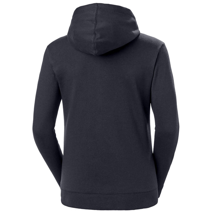 Helly Hansen Womens Manchester Zip Hoodie Navy Back#colour_navy