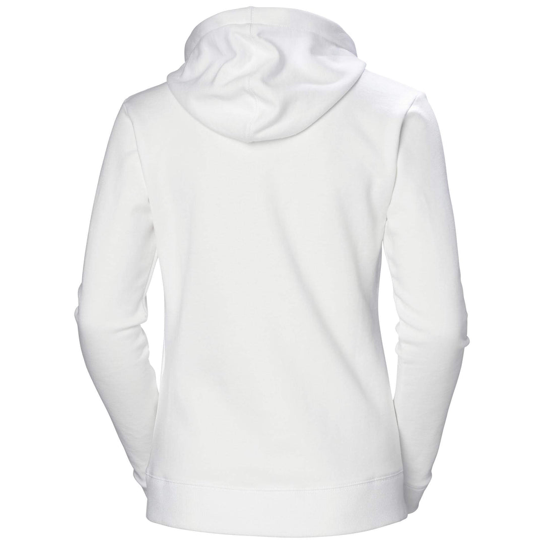 Helly Hansen Womens Manchester Zip Hoodie White 2 Rear #colour_white