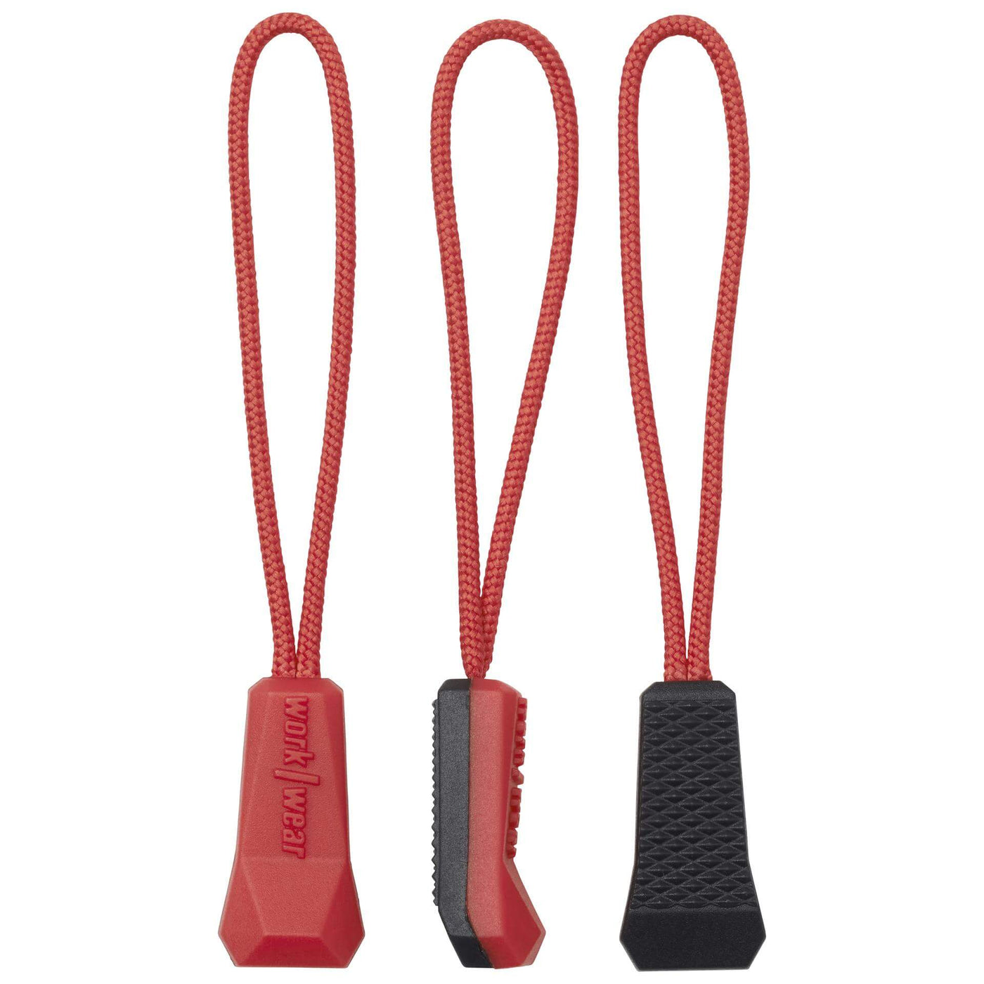 Helly Hansen Zipper Puller Kit Alert Red/Ebony 2 Rear #colour_alert-red-ebony