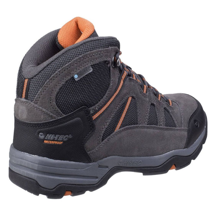 Hi-Tec Bandera II Waterproof Boots-Char-Grey-Burnt Orange-2