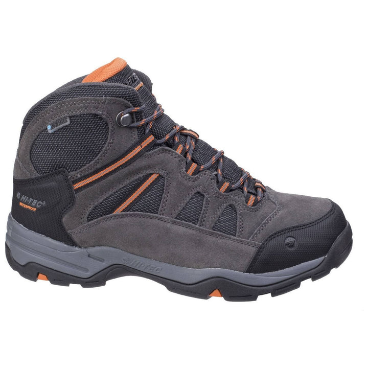 Hi-Tec Bandera II Waterproof Boots-Char-Grey-Burnt Orange-4