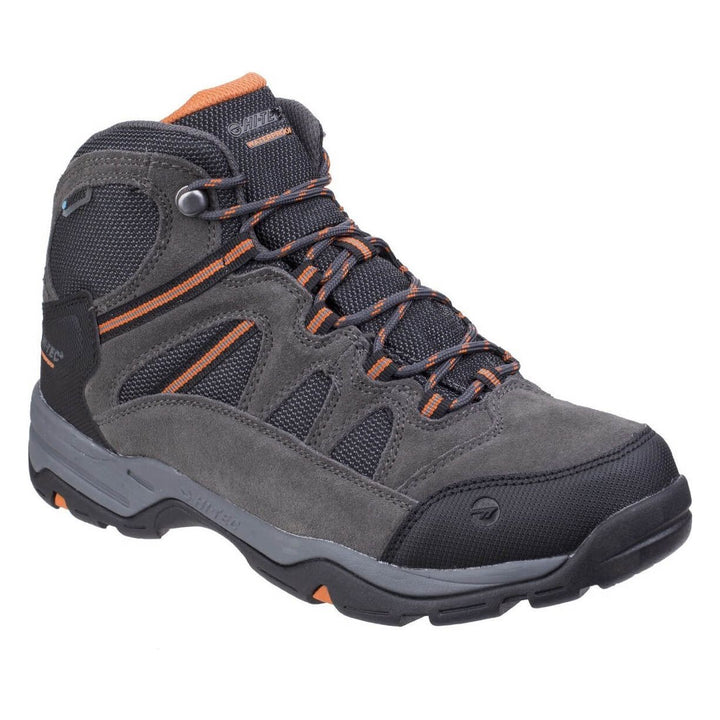 Hi-Tec Bandera II Waterproof Boots-Char-Grey-Burnt Orange-Main