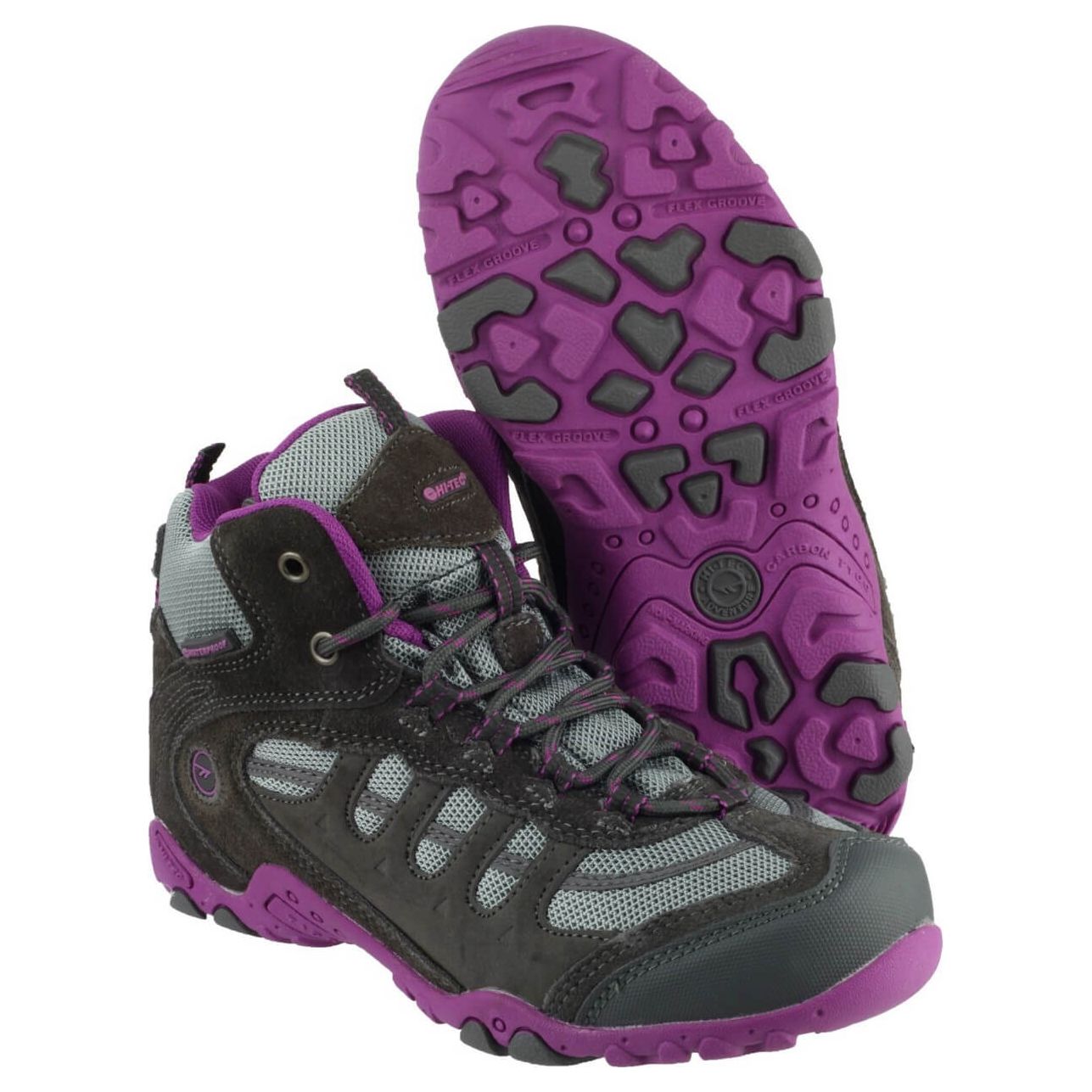 Hi-Tec Penrith Hiking Boots-Purple-3