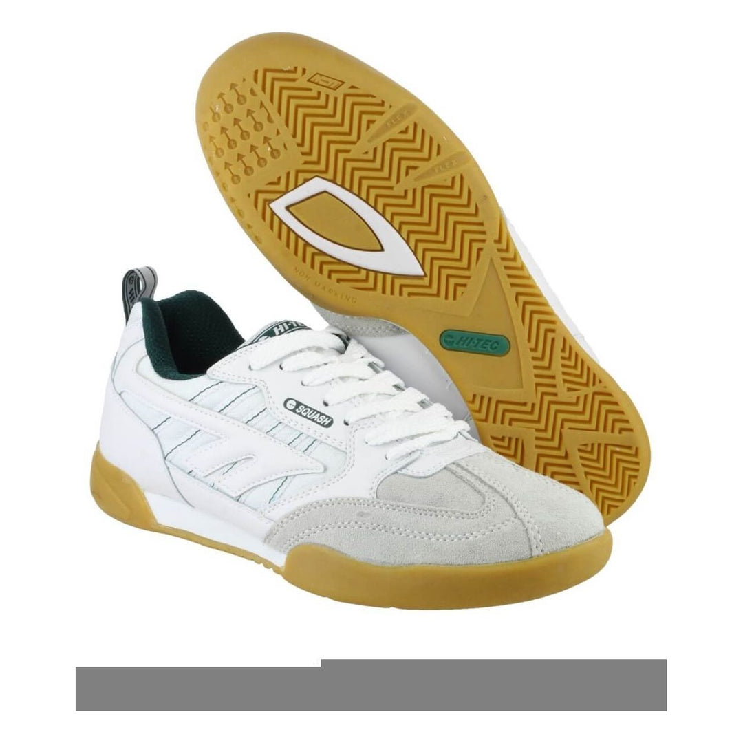 Hi-Tec Squash Unisex Trainers-White-3