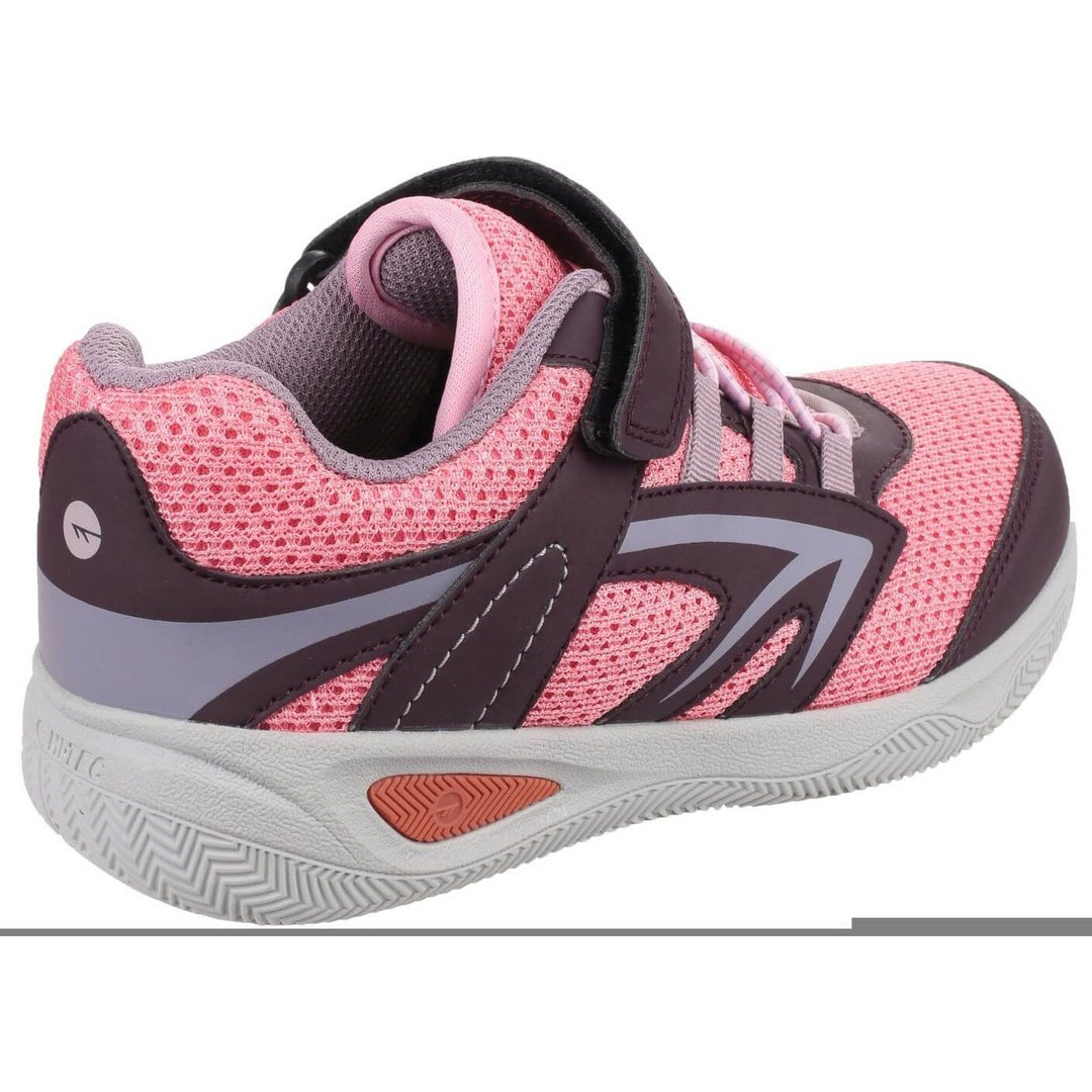 Hi-Tec Thunder Kids Trainers-Plum- Blossom- Elderberry-2