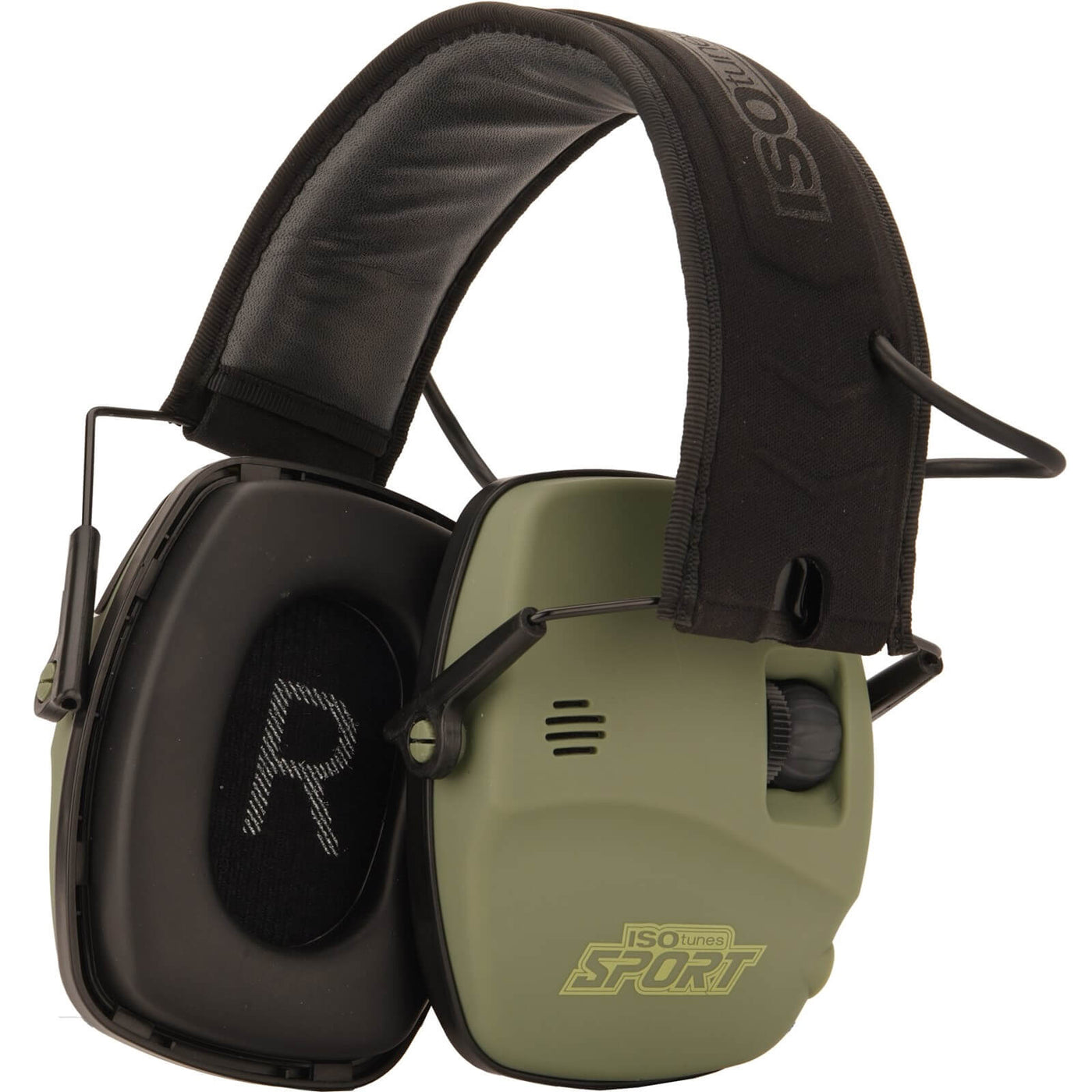 ISOtunes DEFY Slim Blue Tooth Ear Defenders Green 1#colour_green