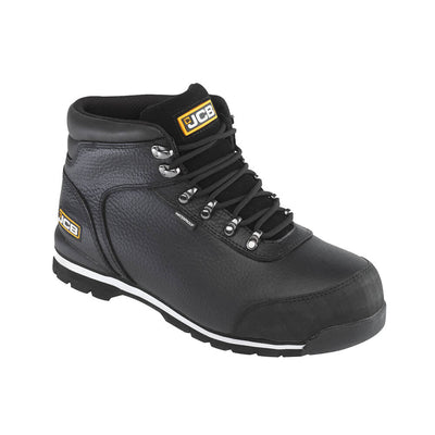 JCB 3CX Safety Work Boots Black Product Main#colour_black