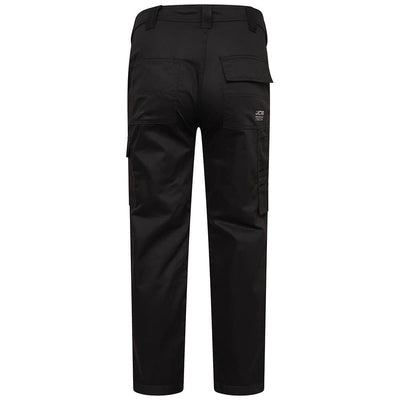 JCB Essential Cargo Work Trousers Black Product 6#colour_black