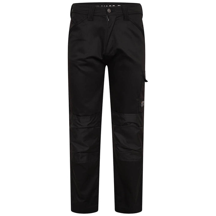 JCB Essential Cargo Work Trousers Black Product Main#colour_black