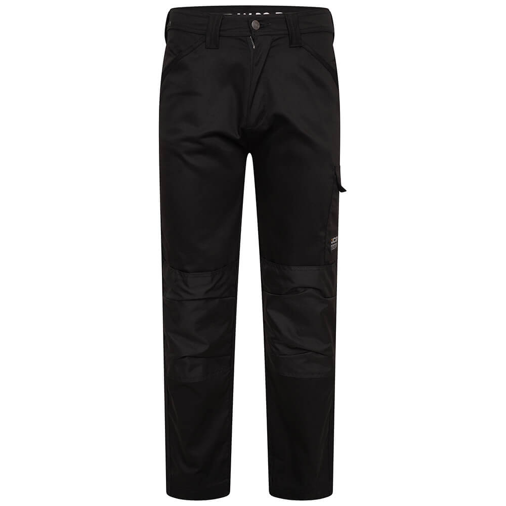 JCB Essential Cargo Work Trousers Black Product Main#colour_black