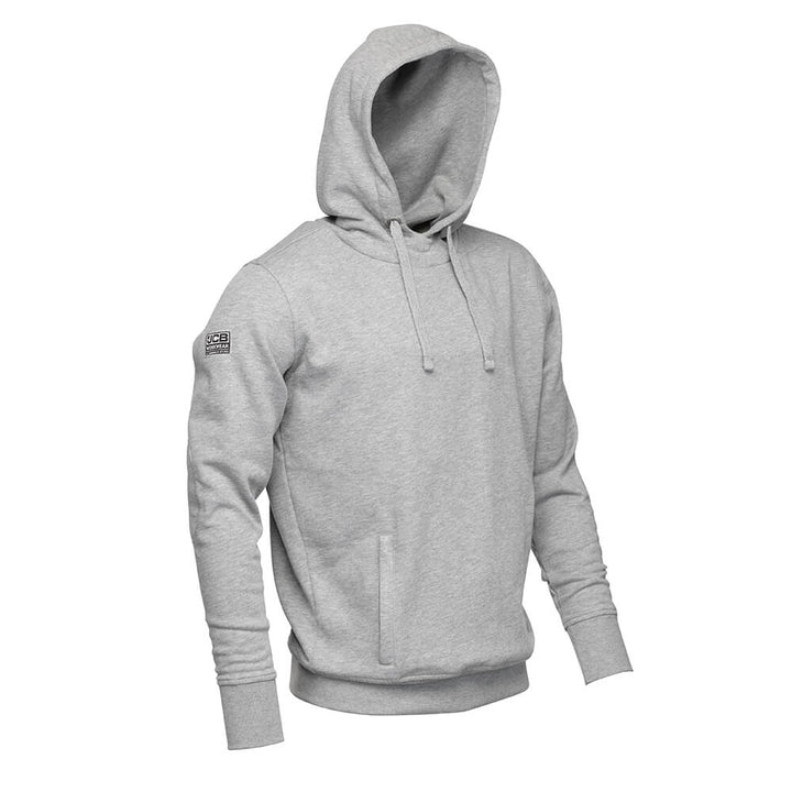 JCB Essential Hoodie Grey Marl Product Main#colour_grey-marl