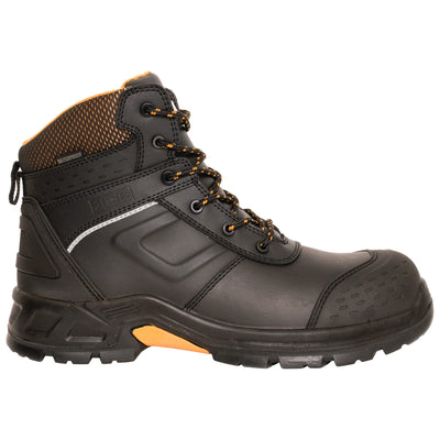JCB FASTRAC 4000 Black S7S Metal-Free Waterproof Safety Boots Black Product 2#colour_black