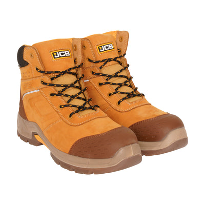 JCB FASTRAC 4050 Honey S7S Metal-Free Waterproof Safety Boots Honey Product 3#colour_honey