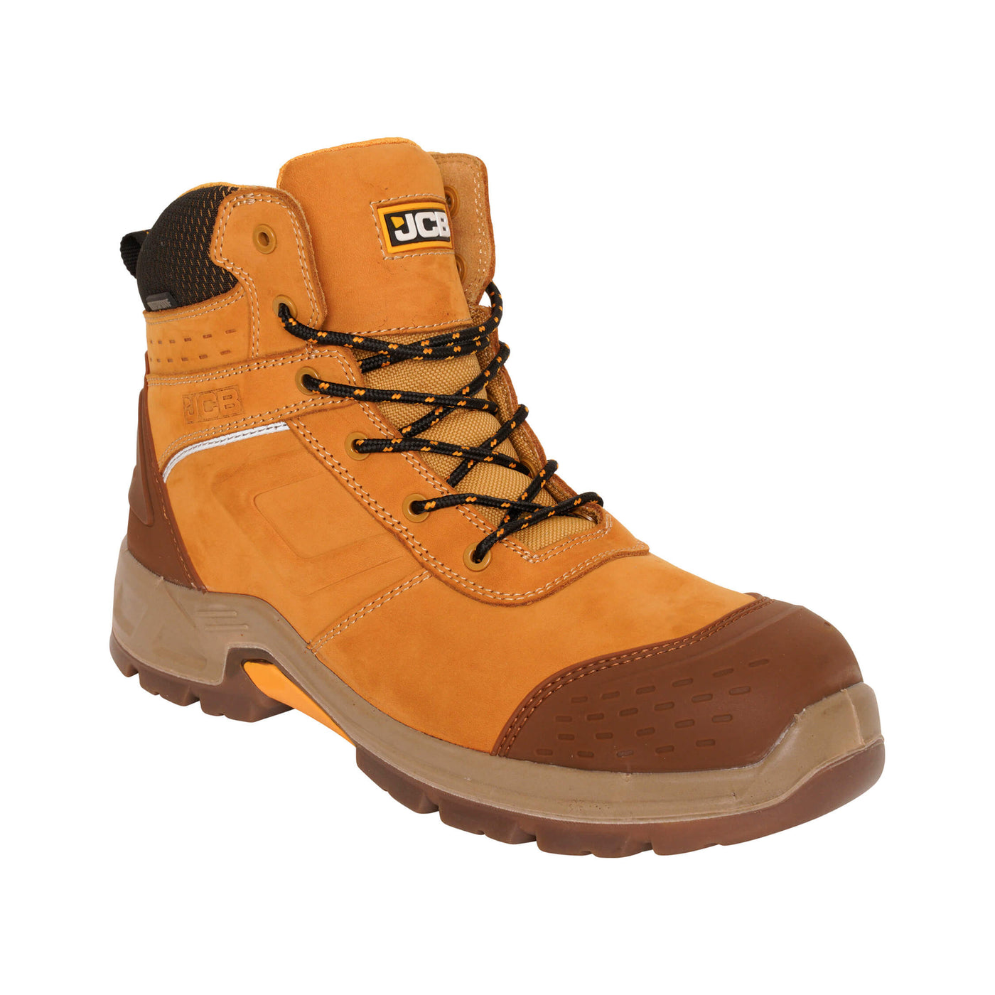 JCB FASTRAC 4050 Honey S7S Metal-Free Waterproof Safety Boots Honey Product Main#colour_honey
