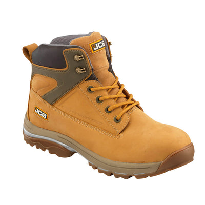 JCB Fast Track Work Safety Boots Honey Product Main#colour_honey