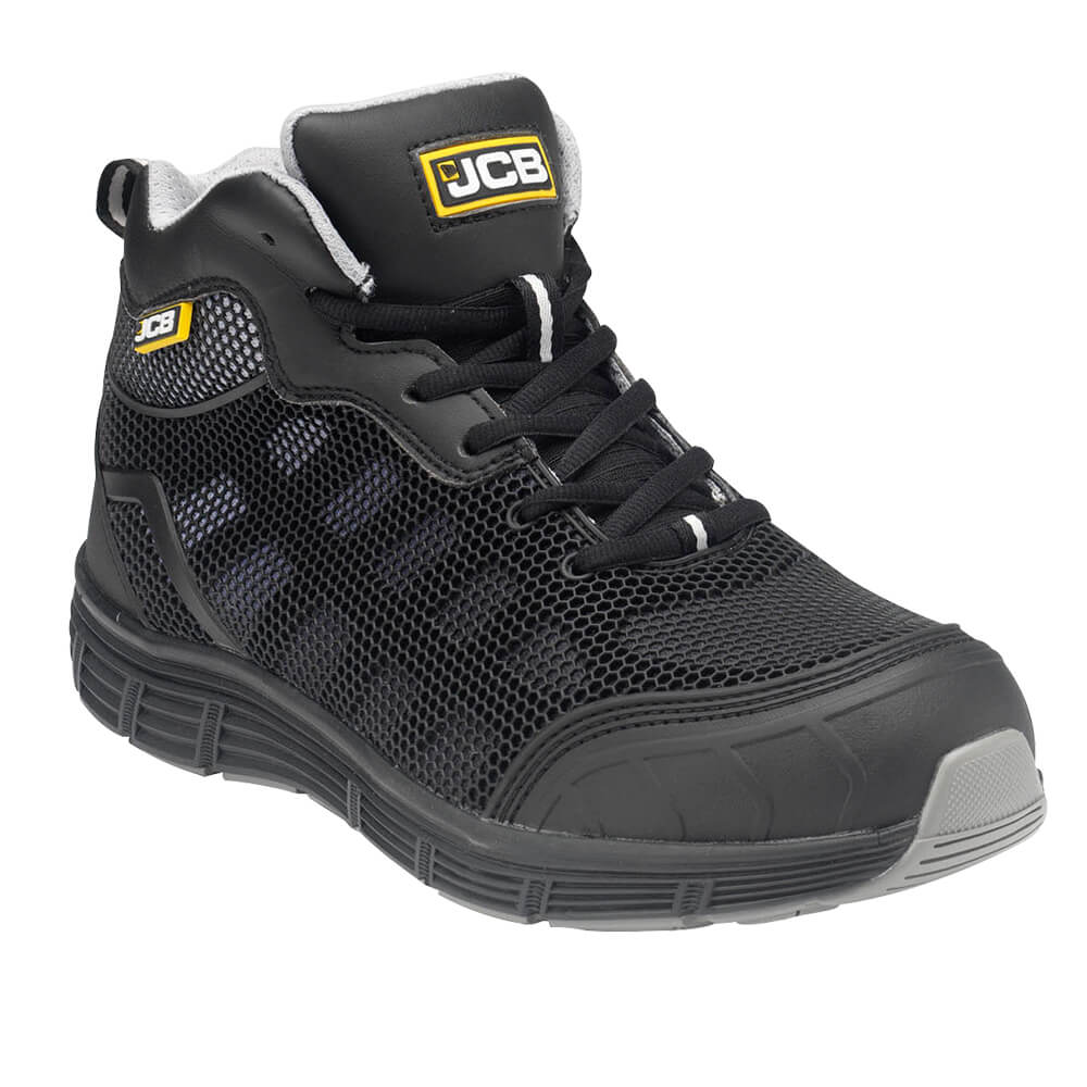 JCB Hydradig Safety Work Boots Black Product Main#colour_black