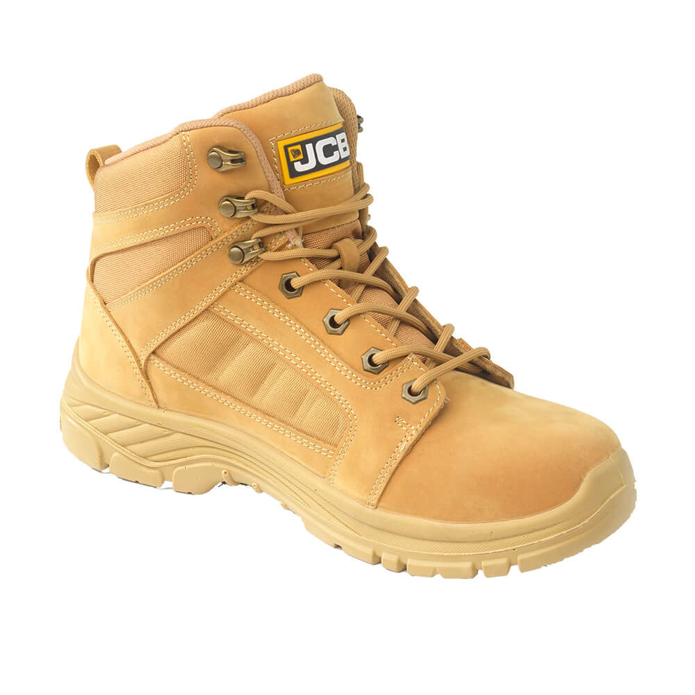 JCB Loadall Safety Work Boots Honey Product Main#colour_honey