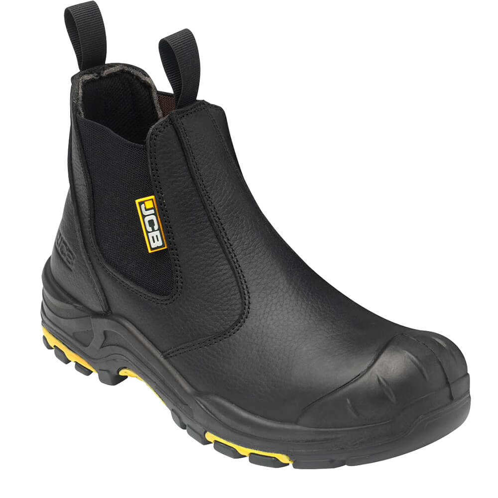 JCB Safety Dealer Boots Black Product Main#colour_black