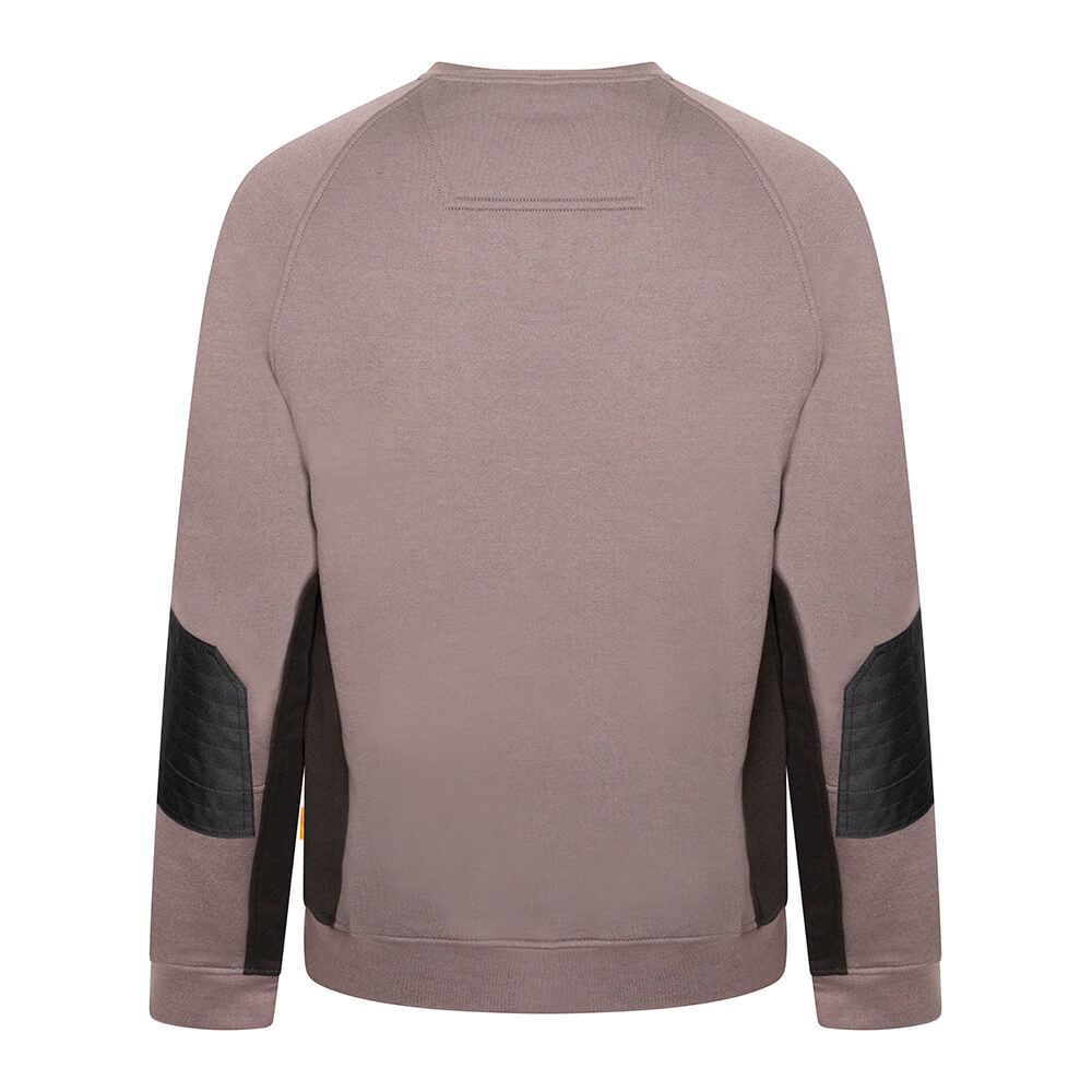 JCB Trade Crew Sweatshirt Grey Product 6#colour_grey