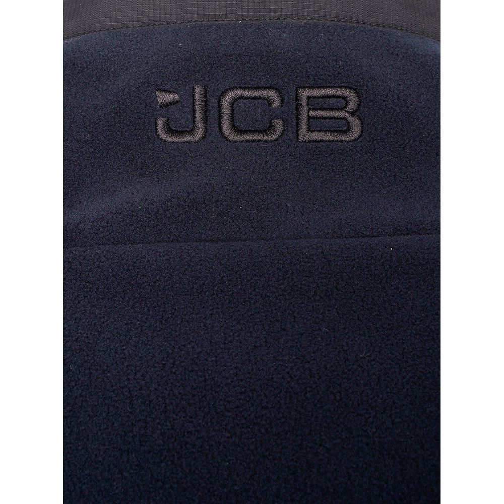 JCB Trade Heavyweight 1/4 Zip Tech Fleece Navy Product 3#colour_navy
