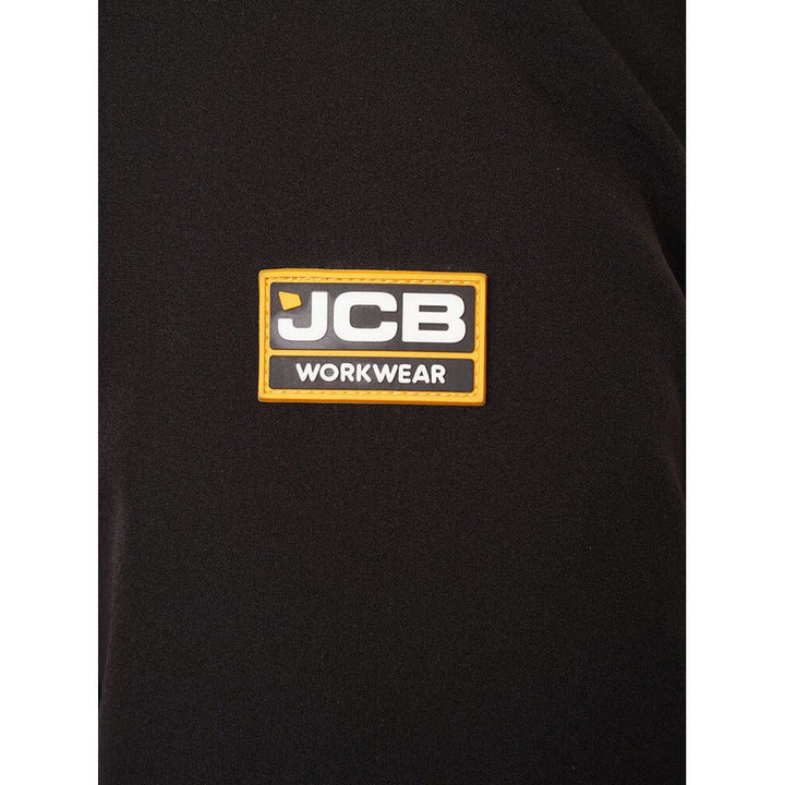 JCB Trade Hooded Softshell Jacket Black Product 3#colour_black