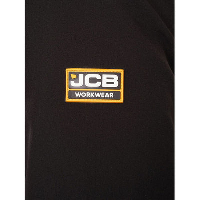 JCB Trade Hooded Softshell Jacket Black Product 3#colour_black