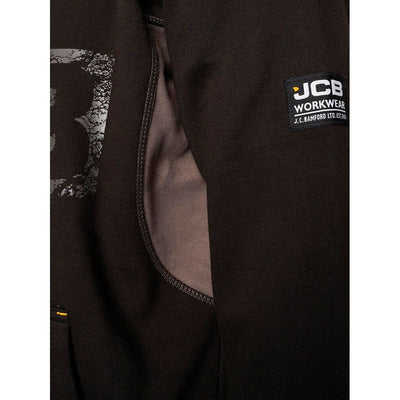 JCB Trade Horton Hoodie Black/Grey Product 4#colour_black-grey