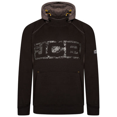 JCB Trade Horton Hoodie Black/Grey Product Main#colour_black-grey