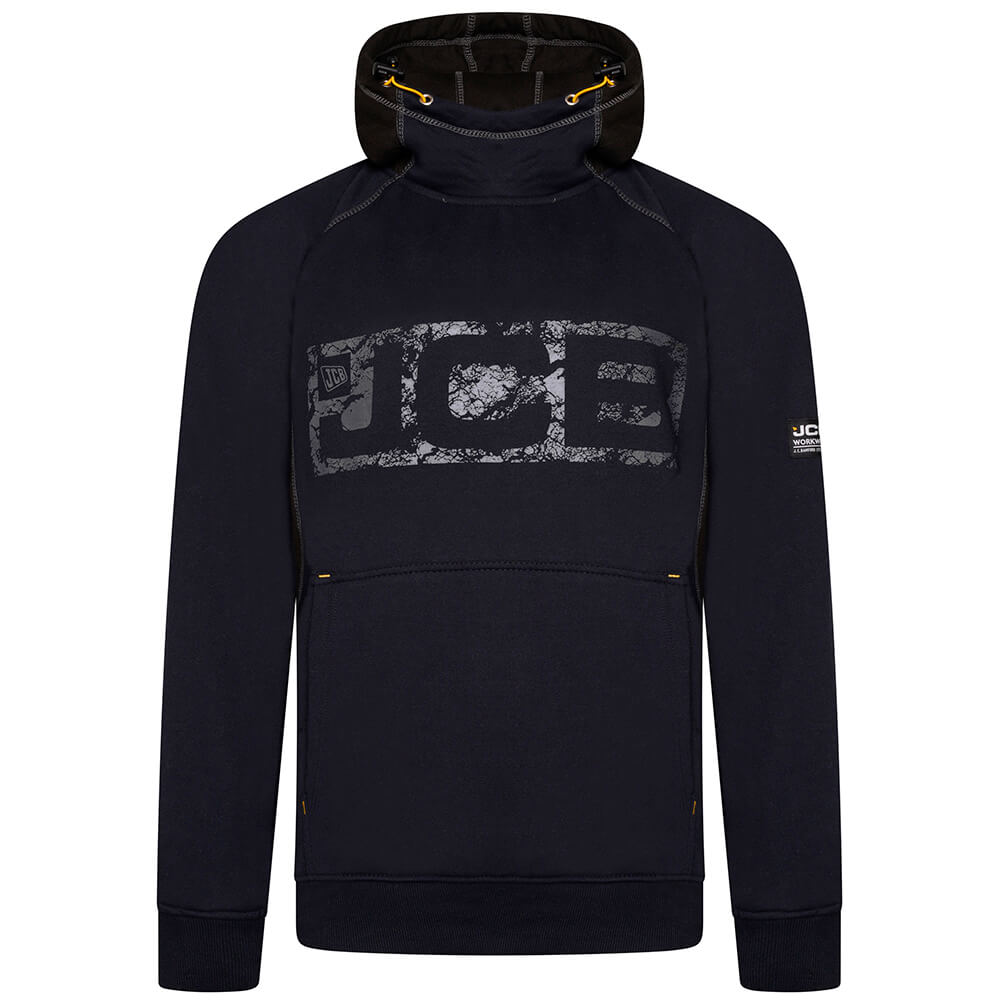 JCB Trade Horton Hoodie Navy Blue/Black Product Main#colour_navy-blue-black