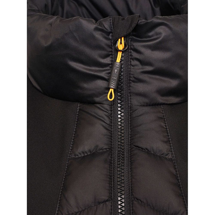 JCB Trade Hybrid Padded Gilet Bodywarmer Black Product 5#colour_black