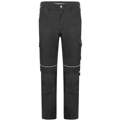 JCB Trade Hybrid Stretch Work Trousers Black Product Main#colour_black