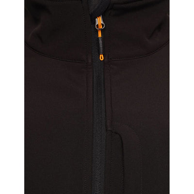 JCB Trade Softshell Jacket Black Product 2#colour_black