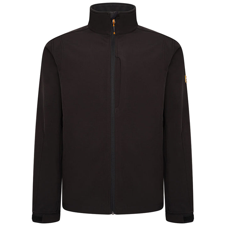 JCB Trade Softshell Jacket Black Product Main#colour_black