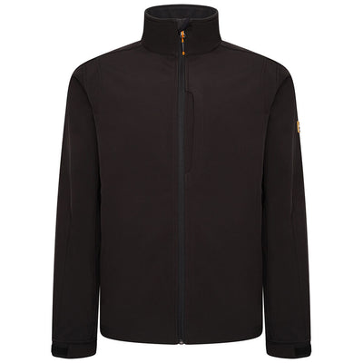 JCB Trade Softshell Jacket Black Product Main#colour_black