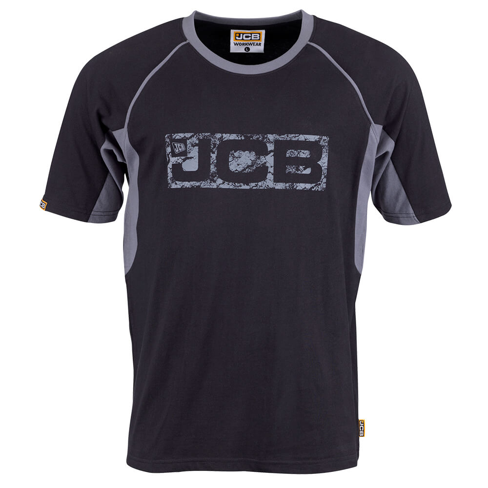 JCB Trade T-Shirt Black/Grey Product Main#colour_black-grey