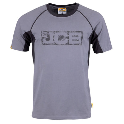 JCB Trade T-Shirt Grey/Black Product Main#colour_grey-black