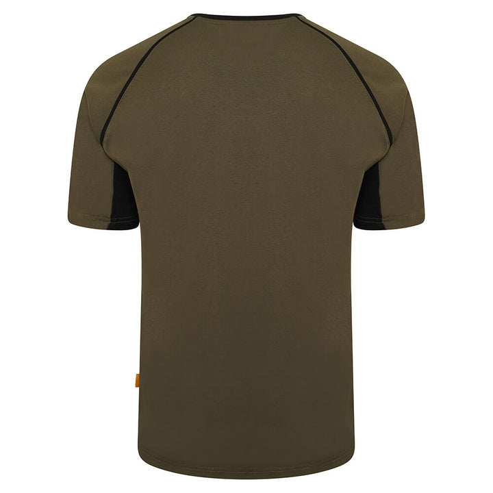 JCB Trade T-Shirt Olive Green/Black Product 6#colour_olive-green-black