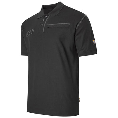 JCB Trade Work Polo Shirt Black Product 3#colour_black
