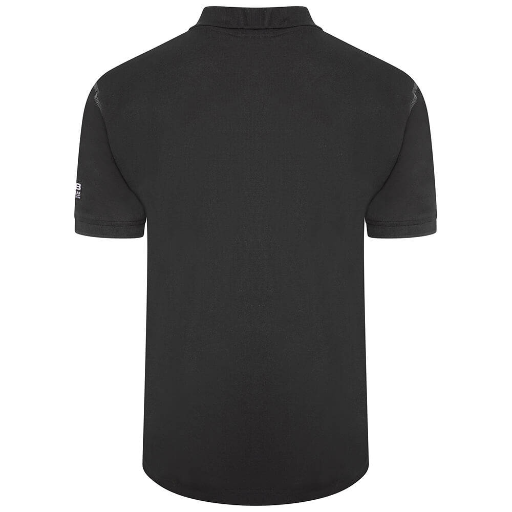 JCB Trade Work Polo Shirt Black Product 6#colour_black