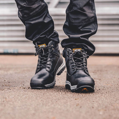 JCB Workmax Safety Boots Black Lifestyle 2#colour_black
