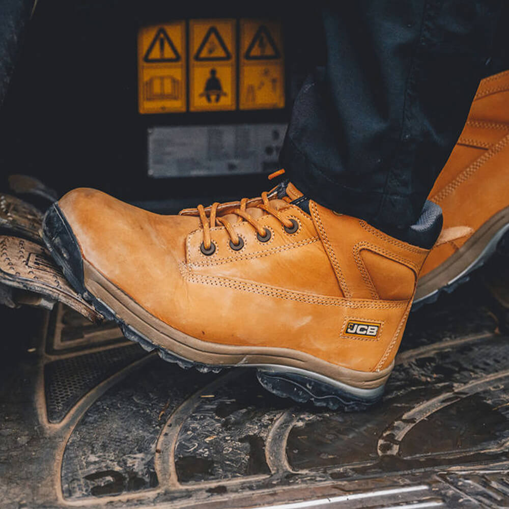 JCB Workmax Safety Boots Honey Lifestyle 3#colour_honey