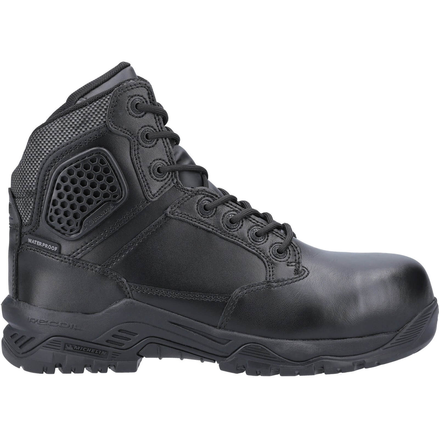 Magnum Strike Force 6.0 S3 Safety Work Boots Black 4#colour_black