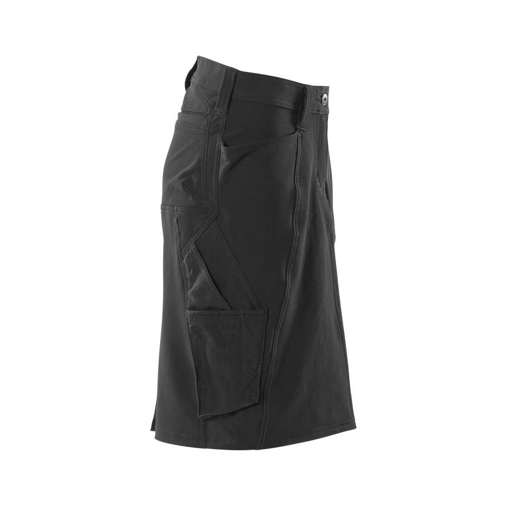 Mascot 4-Way-Stretch Work Skirt 18347-511 Left #colour_black