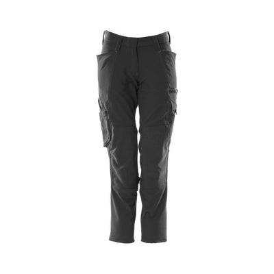 Mascot 4-Way-Stretch Work Trousers 18078-511 Front #colour_black