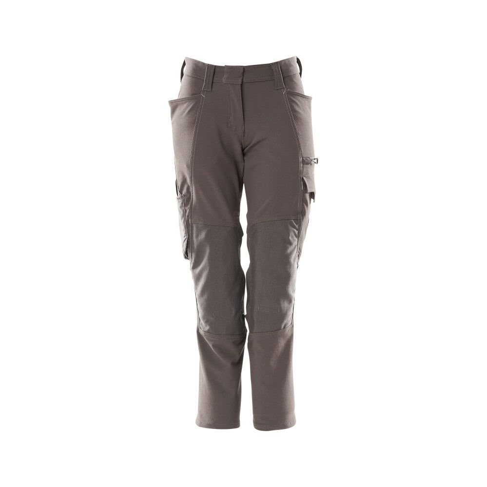 Mascot 4-Way-Stretch Work Trousers 18078-511 Front #colour_dark-anthracite-grey