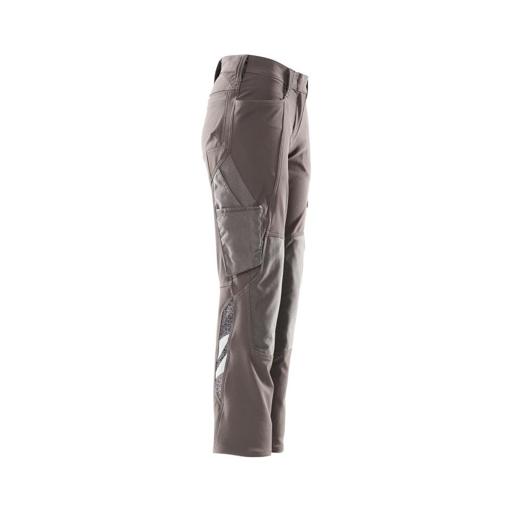 Mascot 4-Way-Stretch Work Trousers 18078-511 Left #colour_dark-anthracite-grey