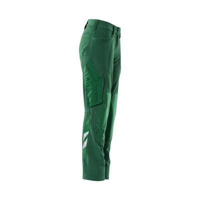 Mascot 4-Way-Stretch Work Trousers 18078-511 Left #colour_green