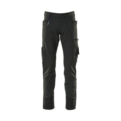 Mascot Advanced 4-Way-Stretch Trousers 17279-311 Front #colour_black