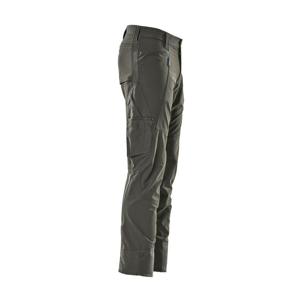 Mascot Advanced 4-Way-Stretch Trousers 17279-311 Left #colour_dark-anthracite-grey