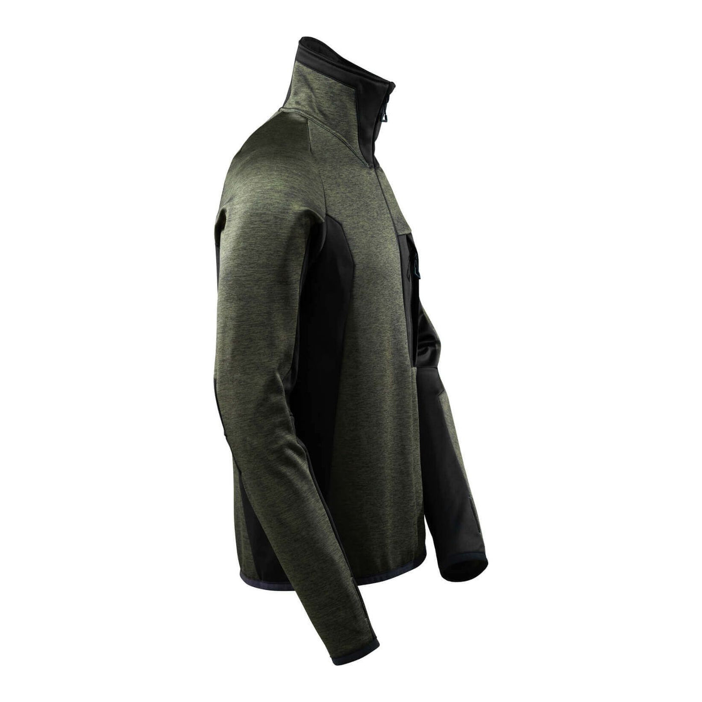 Mascot Advanced Fleece Jumper 17003-316 Left #colour_moss-green-black